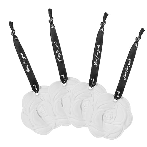 HOLIDYOYO 4 Piezas Expansión de la Forma de la Flor de aromaterapia ambientador Fragancia rociar Aroma de Armario