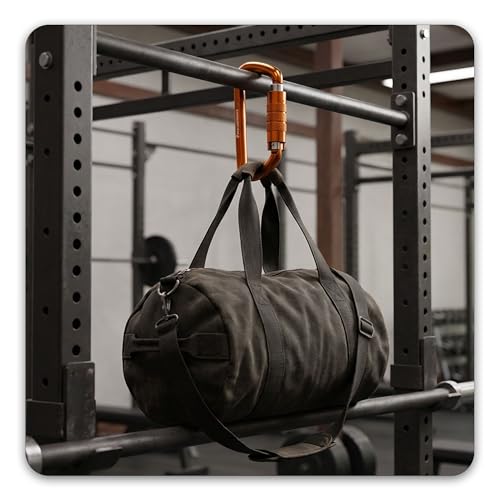 Image of FresKaro 3inch 12kN-2698lbs Auto Locking Carabiner Clips, Solid D Shape, Heavy Duty 7075 Aluminum, Lightweight 1.09oz, Rust Proof, for Hammock, Hiking, Dog Leash, Keychain etc., Multi-Colors