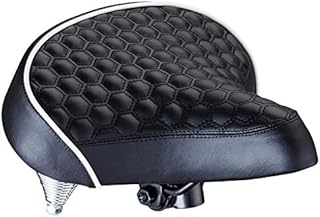 Schwinn Comfort Bike Seat, Quilted, Wide Saddle, Black