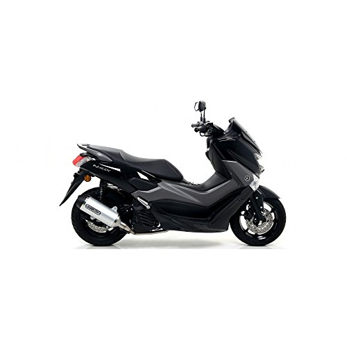 ARROW URBAN ALUMINIUM DARK SILENCER WITH DARK END CAP YAMAHA N-MAX 125/155 ’17/20 - TRICITY125’17/20 ALUMINIUM DARK URBAN SILENCER WITSTEEL DARK END CAP FOR ARROW COLLECTOR