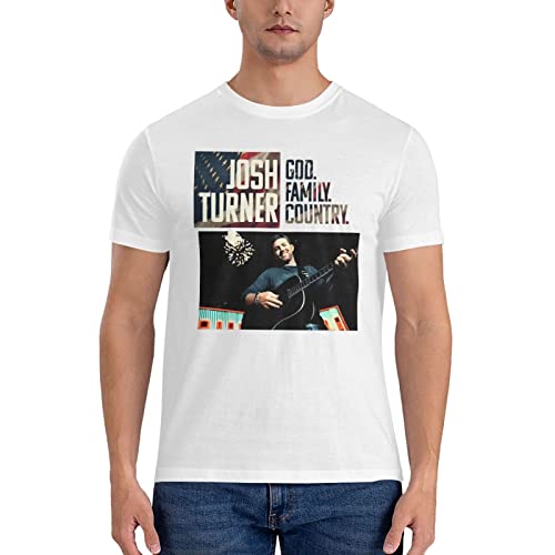 Josh Turner Shirts Men Casual Sports t Shirt Men Fashion Printed t Shirts Crew Neck t Shirts