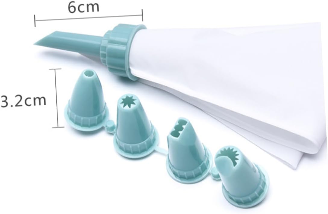 Reusable PP Pastry Bags 2 Sets Flexible Icing Bags for Chocolate