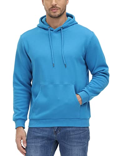 Magcomsen Fleece Line Hoodies For Men Winter Sweatshirts Hooded Pullover Thick Cotton Hood Sweatshirts Warm Sweatshirts Windbreaker Sweatshirt Grey Pink #TOP1