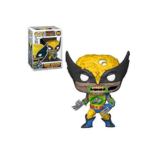 Funko Pop! Marvel Zombies-Wolverine - Figura de Vinilo Coleccionable - Idea de Regalo- Mercancia Oficial - Juguetes para Niños y Adultos - Comic Books Fans - Muñeco para Coleccionistas y Exposición