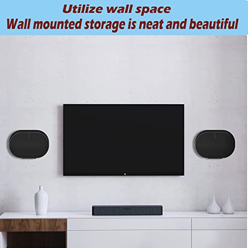 Image of Metal Wall Mount for Sonos Era 300 Speaker, Stand Space-Saving Compatible with Era 300 Speaker (Black-2PCS)