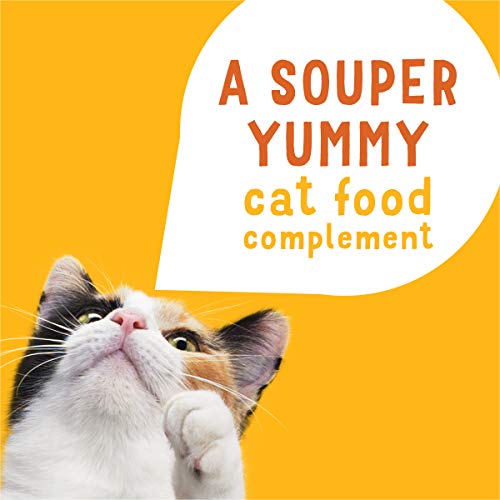 Purina Friskies Grain Free Wet Cat Food Complement Variety Pack, Lil\' Soups Salmon, Tuna, Chicken & Shrimp - (30) 1.2 oz. Cups - Thumbnail 6