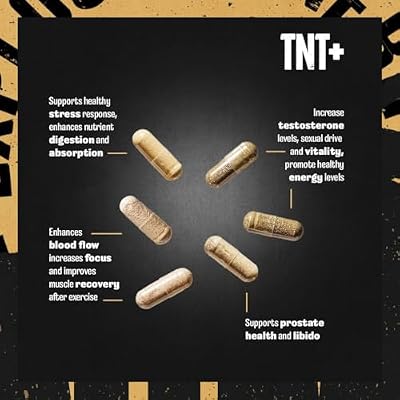 Animal TNT+ Mens Support, Prostate Support, Adaptogen & Stress Support, Nitric Oxide