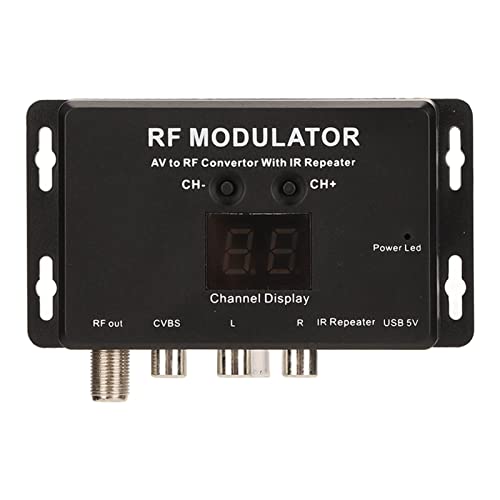 Modulador de TV AV para RF, modulador de RF, design de circuito PCB, porta USB, ampla faixa de frequ