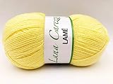 filati italiani Laine Carezza Lamé (Jaune   210)