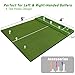 KQUIXOTIC Dual-Turf 5x4ft Golf Hitting Mat, Built-in Ball Tray, Alignment Aid, Golf Mat Practice Outdoor & Indoor, Driving Chipping Putting in Backyard Garage Basement, Gift for Men Dad Golfer