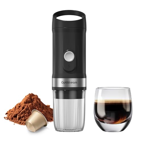 Optistream Portable Electric Espresso Machine