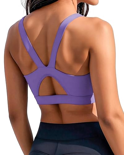 Sports Bras for Women, High Impact Sports Bra - Racerback Running Bra Padded Yoga Bra, Workout Crop Tank Tops Longline2