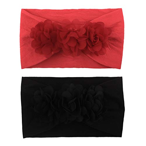 Wzt Stretchy Knot Nylon Baby Headbands For Newborn Baby Girls Infant Toddlers Kids Bows Child Hair Accessories #TOP1