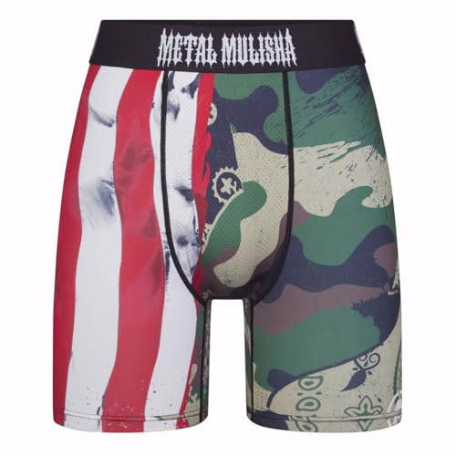 Metal Mulisha Men's Bizness Boxer Briefs Underwear
