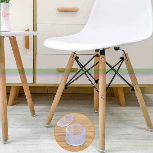 16 Pezzi Tappi Sedie Silicone Mobili Trasparenti