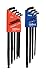 Eklind Tool Double-Ball-Hex-L Assorted Metric and SAE Long Arm Double Ball Hex L-Key Multi-Siz - Case of: 1