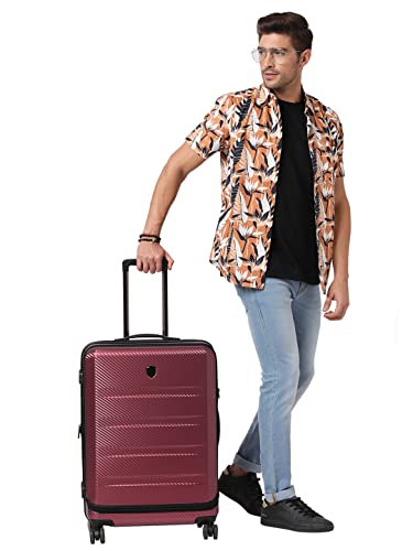 Image of Heys EZ Access 2.0 Range Burgundy Color 26 inch Medium Trolley