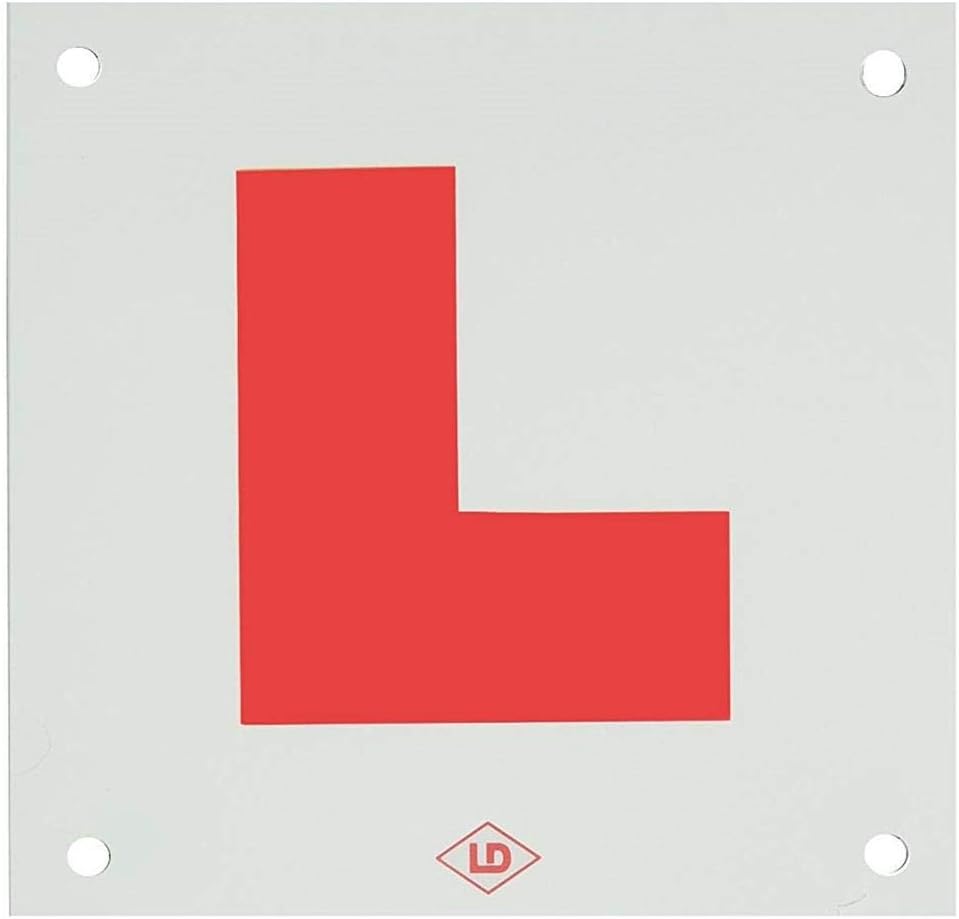 Motorcycle LPlates Rigid Front & Rear Kit Amazon.co.uk Automotive