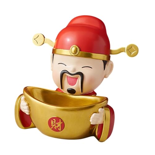 Statue du Dieu Chinois de la Richesse figurine Feng Shui bureau chambre