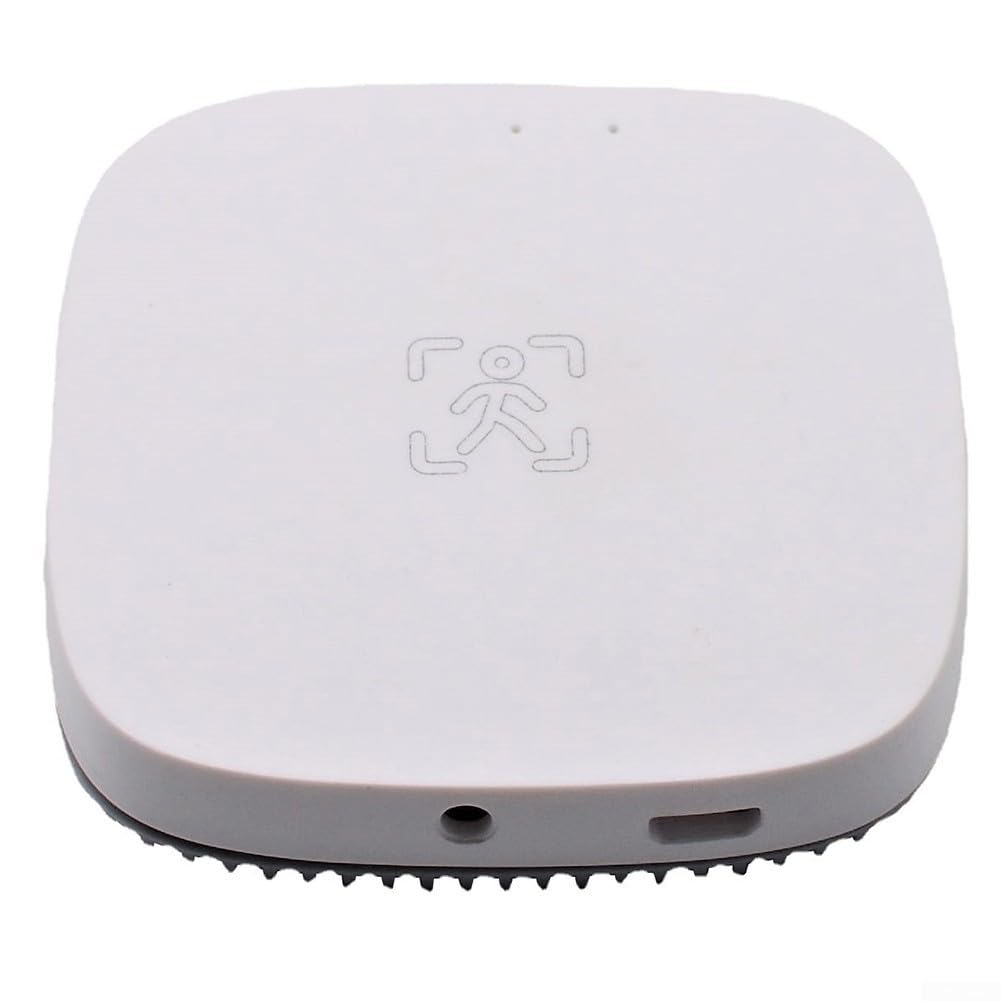 Sensor de presencia humana, DC 80-250 V para Tuya Sensor de detección de movimiento inteligente para ZigBee/WiFi, detector de micromovimiento, alarmas para hoteles, garajes, edificios (WiFi)