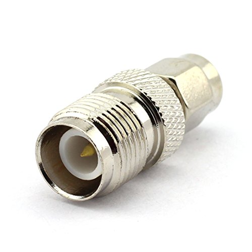 DGZZI 2-Pack RP TNC Female to RP SMA Male RF Coaxial Adapter TNC to SMA Coax Jack Connector