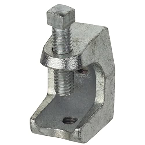Image of Newhouse Electric 1 /2 in. Strut Channel Beam Clamp (Top Clamp) - Silver Electro-galvanized