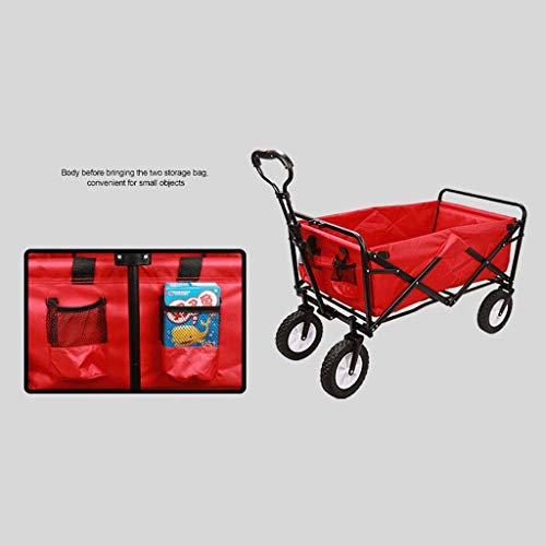 Carretilla Plegable Portátil para Jardín, Carro Multiusos para Exterior, Camping y Playa, Capacidad para 75 kg miniatura 4