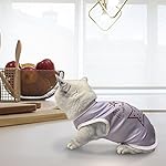 4Pcs Dog Cat Shirts Dog Polka Dot Vest Dog Stripe Sleeveless T-Shirt Pet Soft Vest Breathable Clothes for Small Medium Dog Puppy Kitten Cat S - Image 2