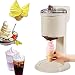 Siqi Home Máquina para hacer helados, mini contenedor de congelador para servir frutas completamente automático, máquina de yogur, sorbete y helado, para la cocina casera de bricolaje