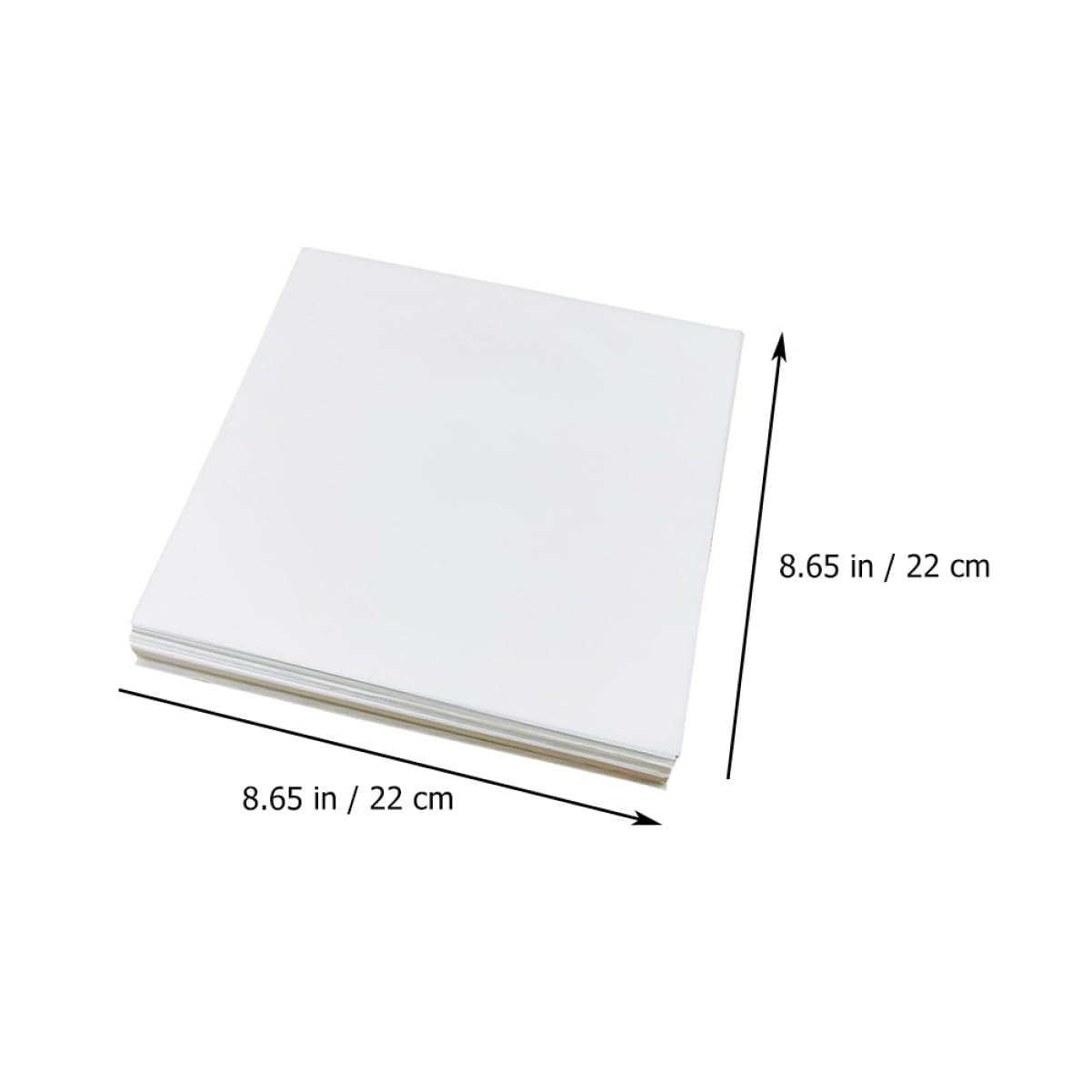 OFFSCH 500pcs Baking Paper Non-stick Pizza Pads Greaseproof Pads for Snack Shop Catering Disposable Odorless Oil-proof Multi-use