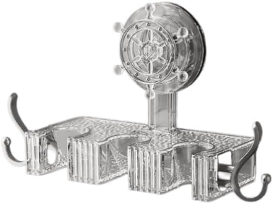 Rotary Rudder Suction Cup Shower Bracket Home Bathroom Fixing Tool Hole Free Toilet