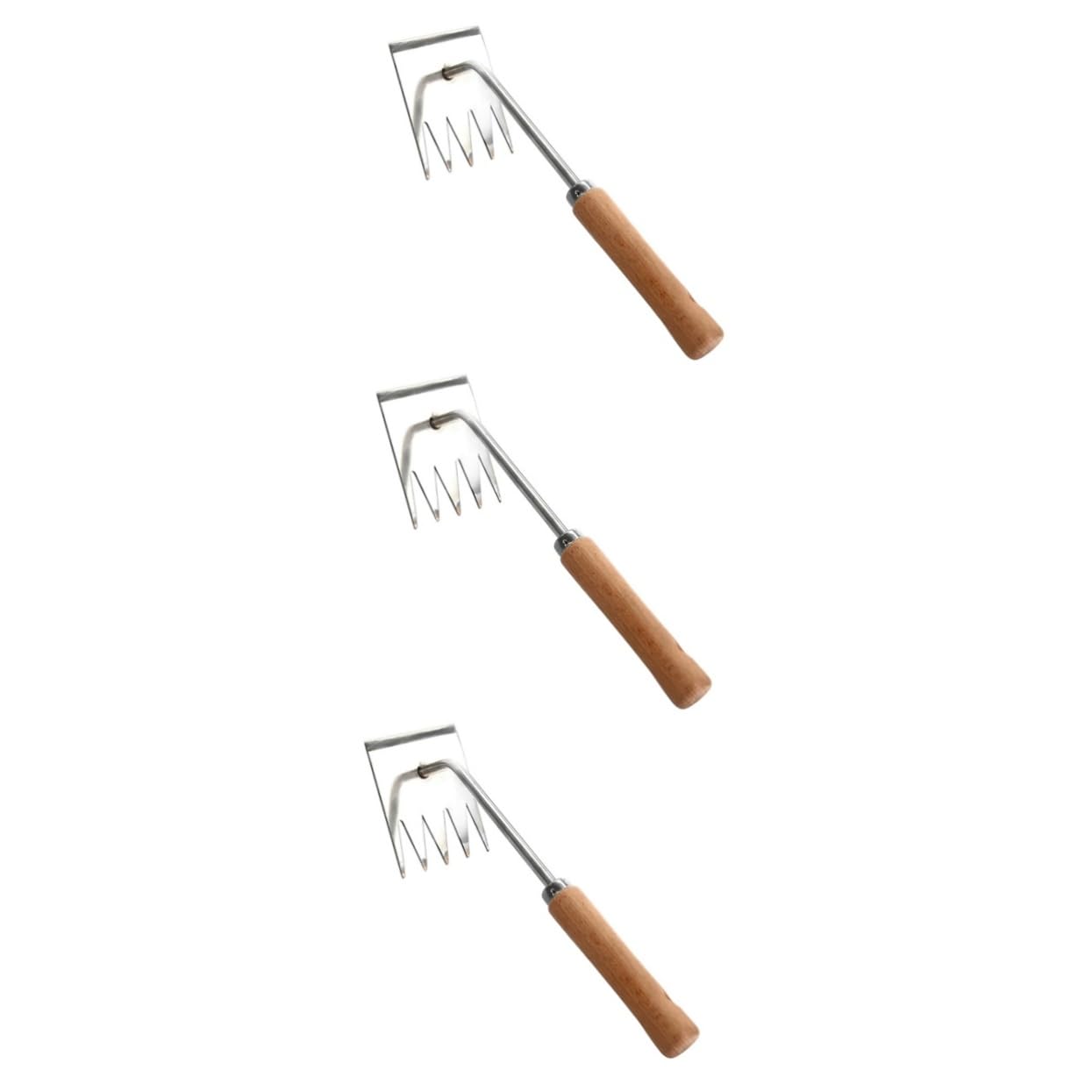 HEMOTON 3 Stück Ergonomischer Unkrautstecher Leichtes Langlebiges Gartenwerkzeug für Müheloses Jäten für Parks Handlicher Unkrautjäte mit Ergonomischem