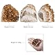 Nupuyai Natürlicher Citrin Stein Druse Rohstein Quarz Kristall Cluster, Citrin Edelstein Heilstein Naturstein Mineralstein Dekorative Steine