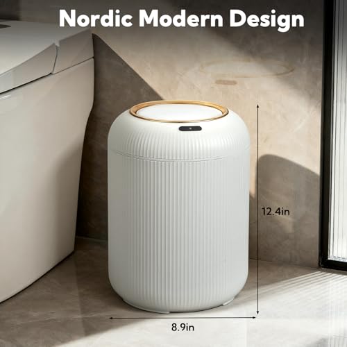 Bote de basura automático con sensor de movimiento 3 gal 2 unidades miniatura 2