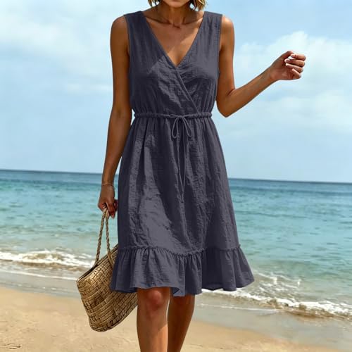 Robe décontractée confortable et moderne en version sans manches
