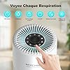 Purificateur d'Air Chambre - Filtration Efficace contre Allergies et Odeurs, Silencieux, avec Éponge d'Aromathérapie, 10W Économie d'Énergie, CADR 95, Air Purifier HEPA pour Maison Bureau