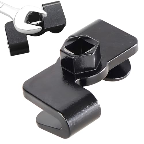 Pilarmuture Wrench Extender Tool,Automotive Universal Wrench Extender Adapter for 1/2' Drive or 21mm Hex Drive,Carbon Steel,Good Tool Addition for Toolbox