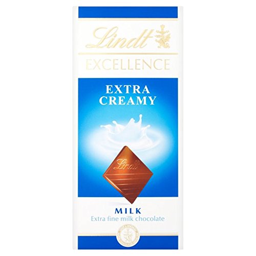Chocolate Lindt Excellence Tablete Extra Cremoso ao Leite 100g