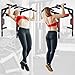 iondelce Multifunctional Wall Mounted Pull Up Bar Chin Up Bar Dip Station for Home Gym Workout, Power Tower Set Training Equipment Fitness Supports 440 lbs Black