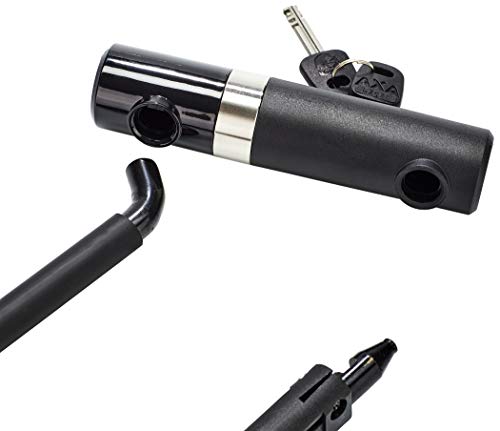 Axa Newton Mini Bicycle U-Lock With 100 Centimeter (39.4 Inches) Double Looped Cable Bike Lock #TOP3