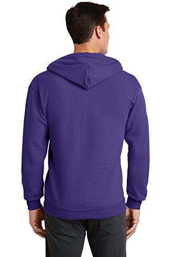 Moletom masculino com capuz Port & Company clássico e leve