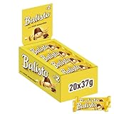 BALISTO - Barre Biscuit Céréales et Chocolat au Lait - 20 x 37g - Goût Miel & Amande - ...