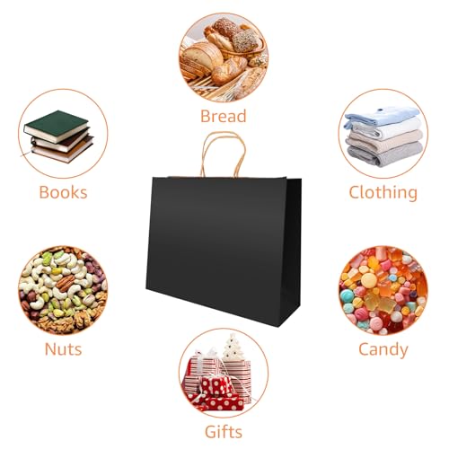 Bolsas de papel de diseño elegante y resistente para aniversarios GBACHOOSE 5