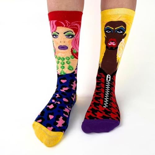 Drag Your Feet Box of 6 Individual Socks Unisex Oddsocks US 6-113