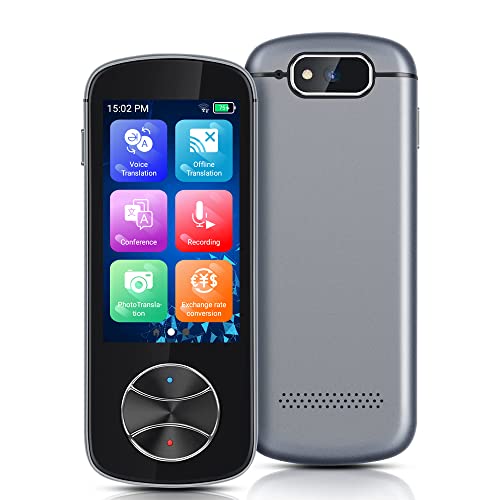 Dispositivo tradutor de idiomas, tradutor de voz inteligente portátil de 137 idiomas, tradução de fotos de voz on-line offline, dispositivo tradutor de alta precisão para aprendizado de viagens e