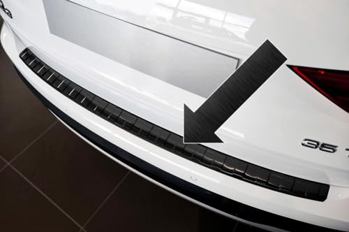 Ladekantenschutz Edelstahl schwarz Graphit kompatibel mit Audi Q3 Typ F3 ab Baujahr 09.2018-3245358