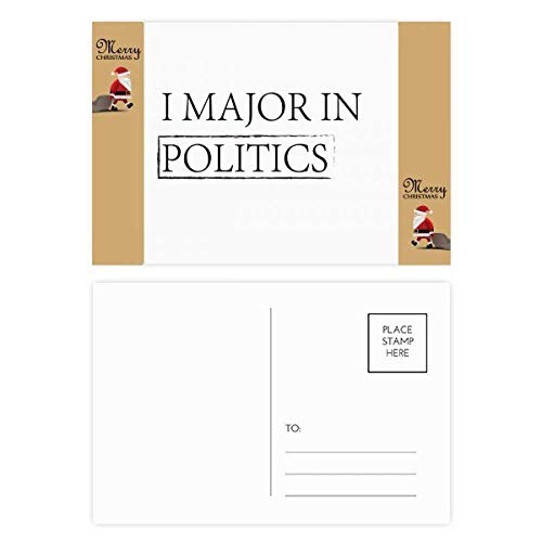 Cartes postales Major in Politics Père Noël pour décorer votre bureau d'étudiant