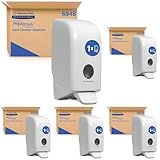 Aquarius™ manueller Spender 6948, weißer wandmontierter Seifenspender, hohe Kapazität mit...