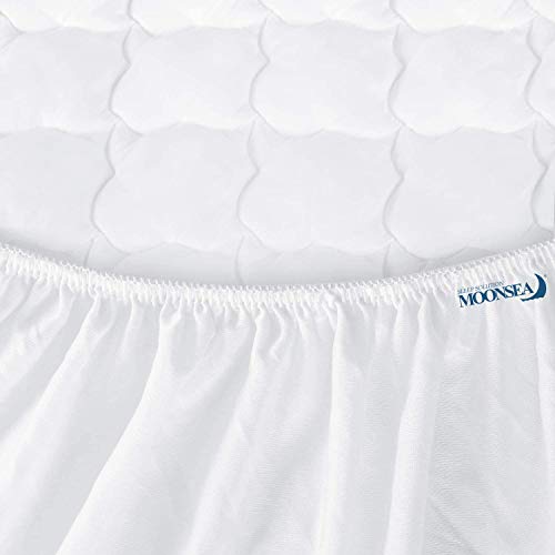 Twin Mattress Pad Cover Air Mattress Topper, Twin Size Quilted Fitted Mattress Protector, Super Soft Breathable And Noiseless Down Alternative Fiber Pillow Top Mattress Pad (15-23'' Deep Pocket) #TOP2