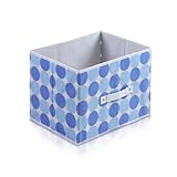 Furinno Laci 11144BL Dot Design Non-Woven Fabric Soft Storage Organizer, Blue